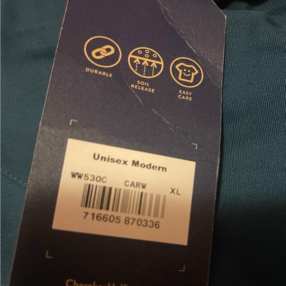 Cherokee Teal Scrub Set unisex XL - Picture 2 of 7